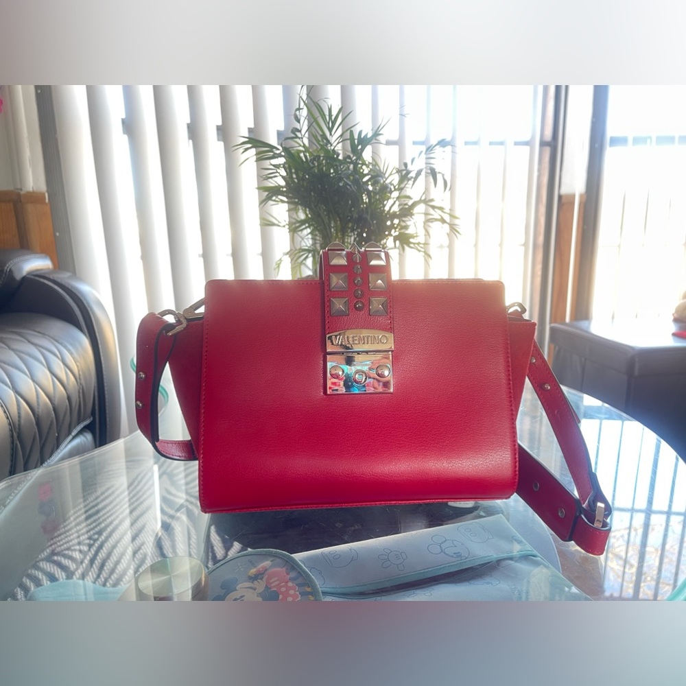Valentino by Mario Valentino red crossbody purse